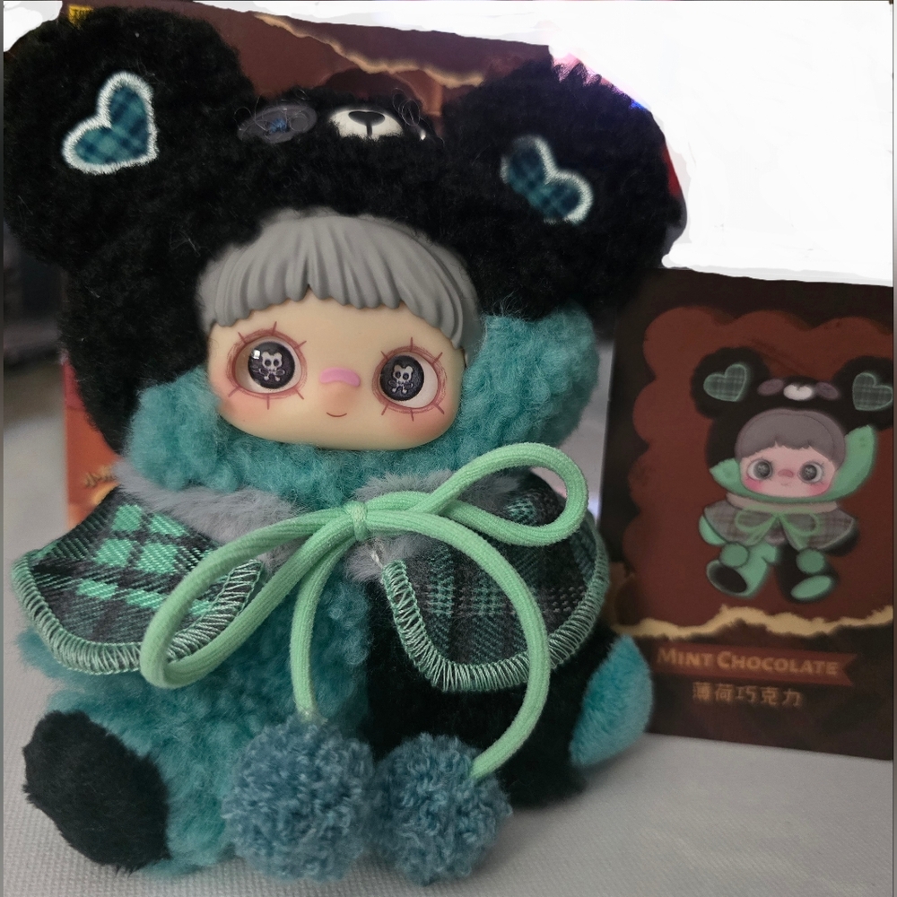 Maymei Tiny Bear Cookie Series Plush Pendant  "Mint Chocolate" - Picture 12 of 15